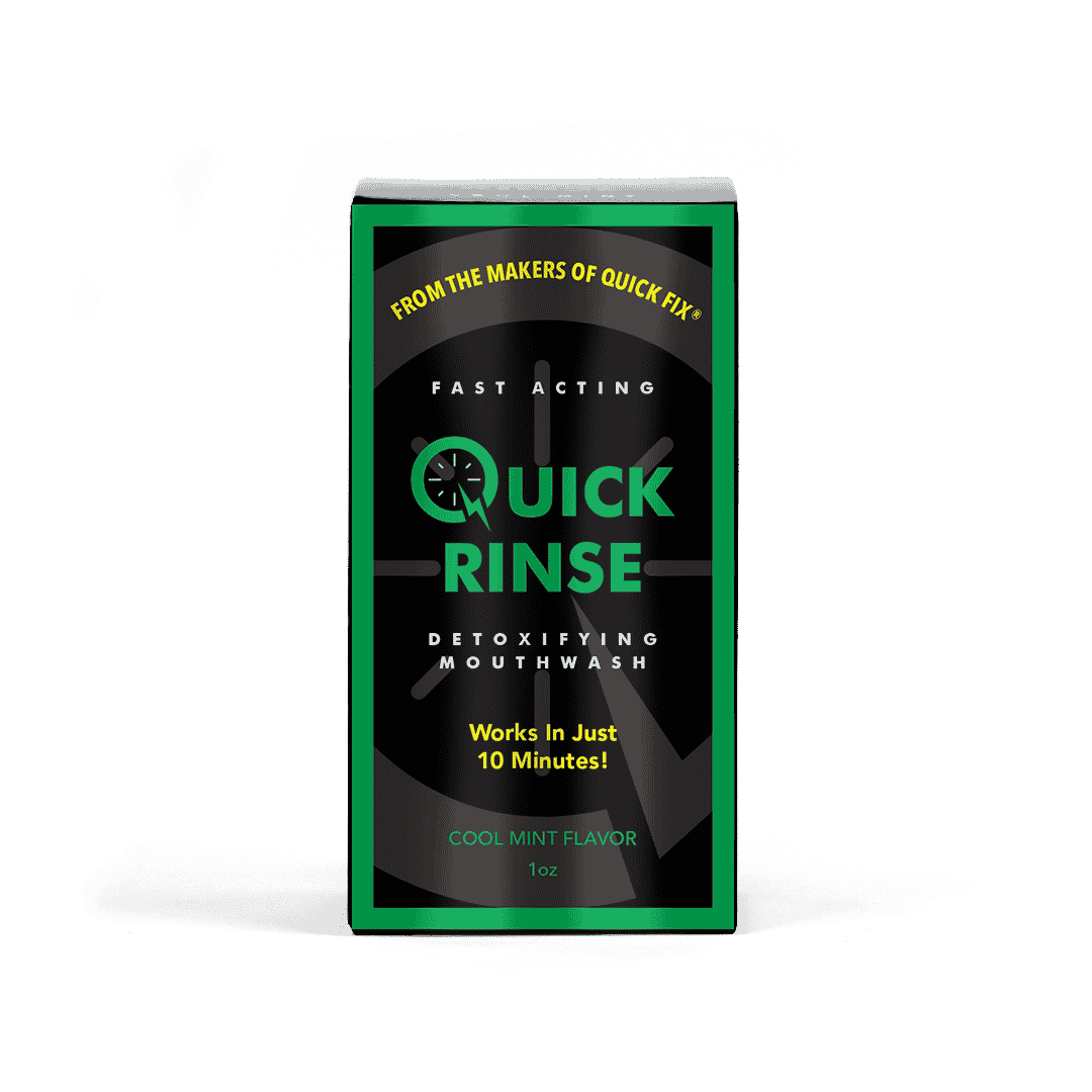 Quick Shot Detoxifying Mouthwash 1oz Cool Mint Flavor