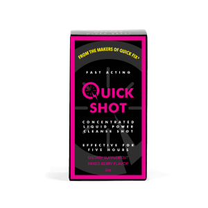 Quick Shot Concentrated Liquid Power Cleanse Shot 2oz Mixed Berry Flavor