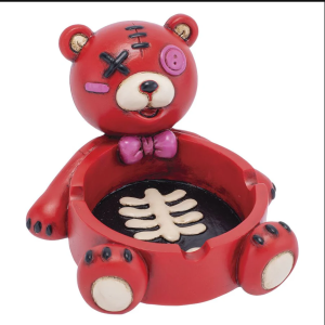 Zombie Bear Ceramic Ashtray